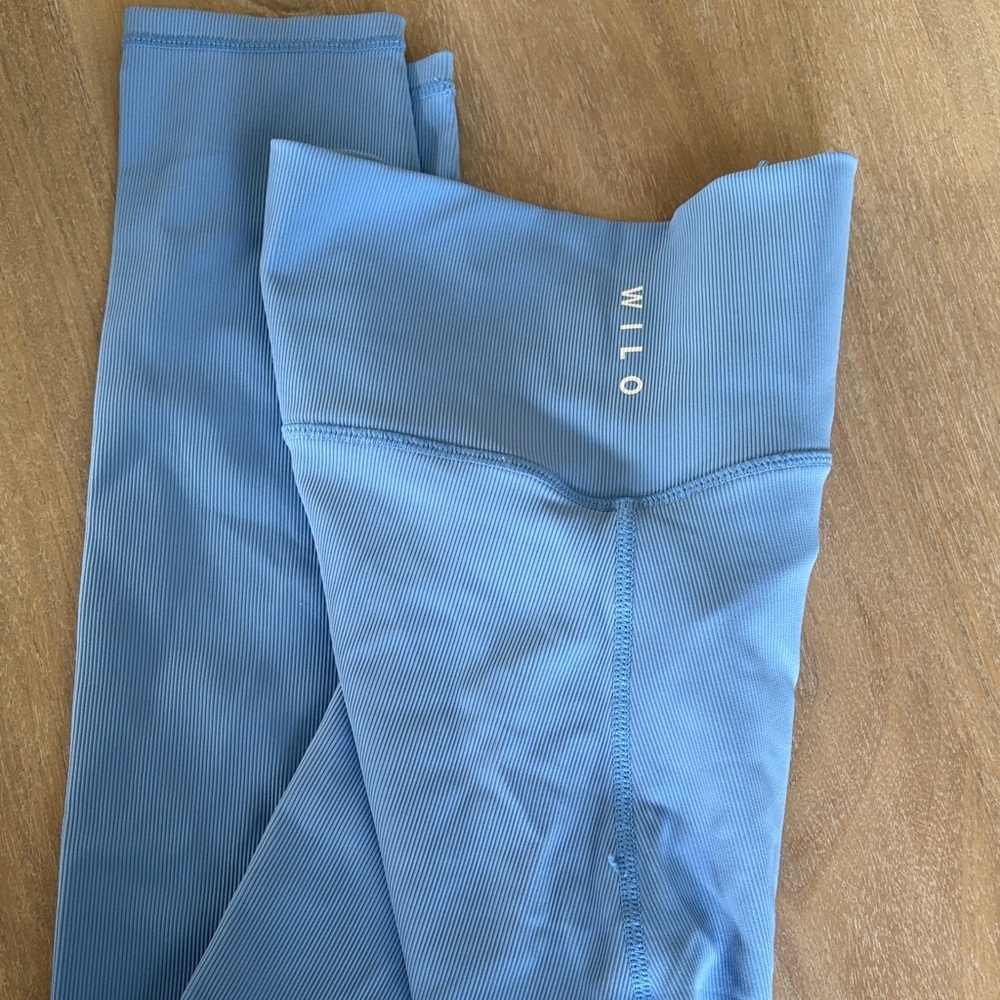 Willow Sky Blue Active Leggings - Picture 6 of 7